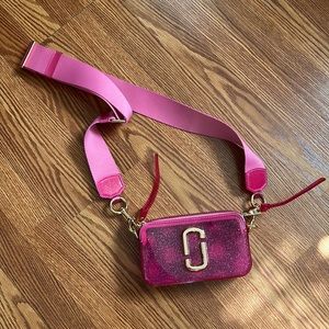 Marc Jacobs Pinky Jelly snap shot bag
